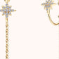 Moissanite 925 Sterling Silver Threader Earrings