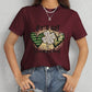 Lucky Clover Round Neck Short Sleeve T-Shirt