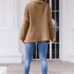 Tied Open Front Long Sleeve Cardigan