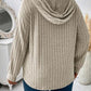 Women's BeautyEve Plus Size Drawstring Dropped Shoulder Hooded T-Shirt