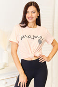 Simply Love MAMA Heart Graphic T-Shirt *