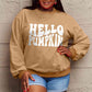 Simply Love SEASONAL Full Size HELLO PUMPKIN Graphic Sweatshirt