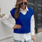 Zoe&Hannah Cable-knit V-Neck Sweater Vest