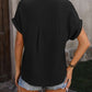Textured Pocketed Button Up Shirt