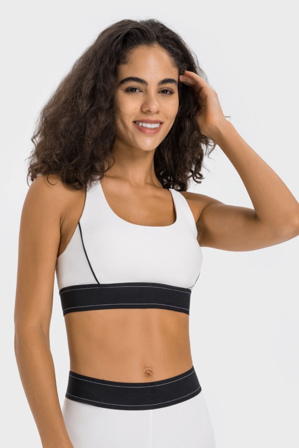 LB&M Style Contrast Sports Bra