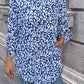 Leopard Roll-Tap Sleeve Shirt