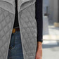 Full Size Open Front Collared Vest
