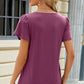 Square Neck Short Sleeve T-Shirt