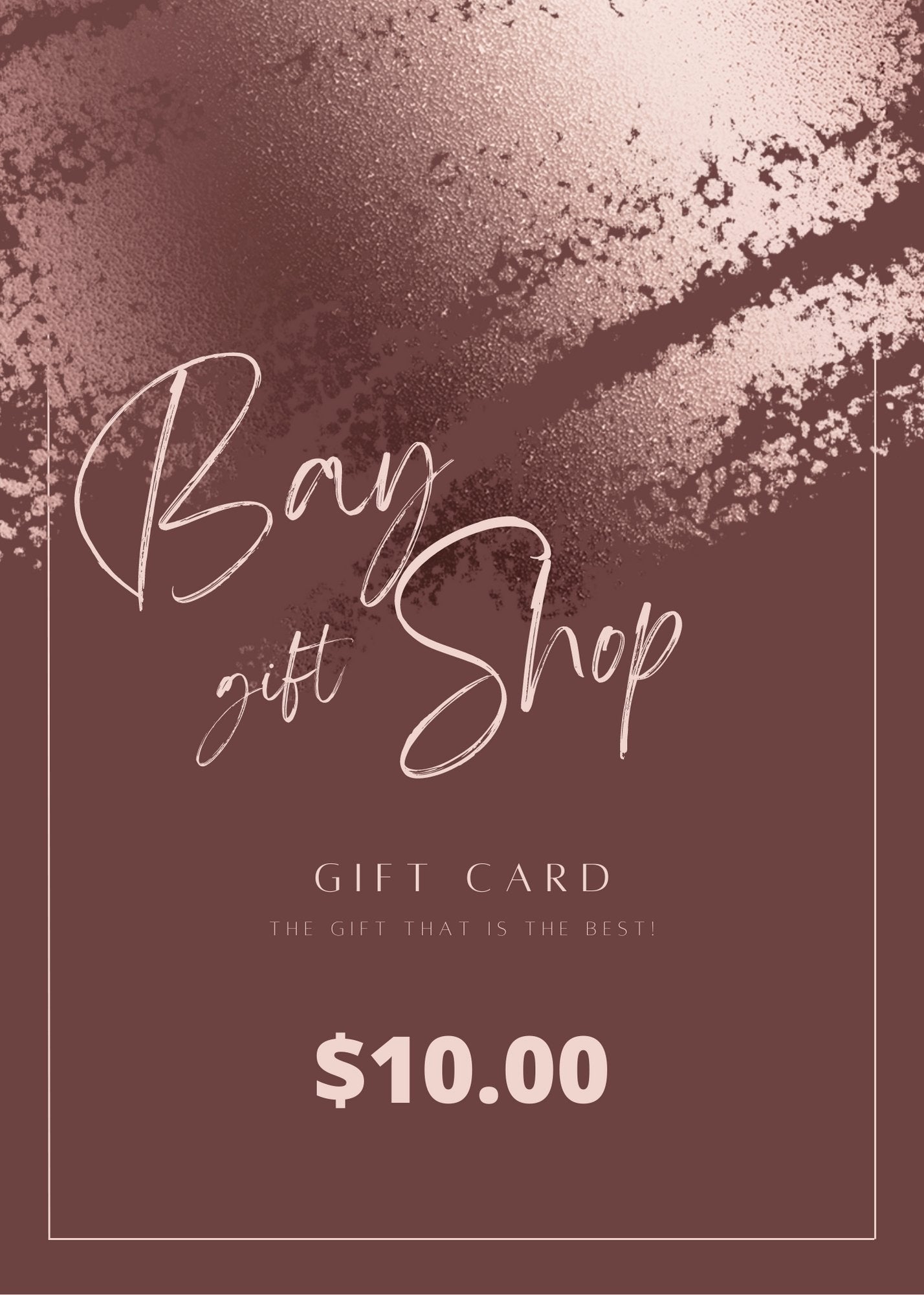 BGShop Bay Gift Shop Gift Card