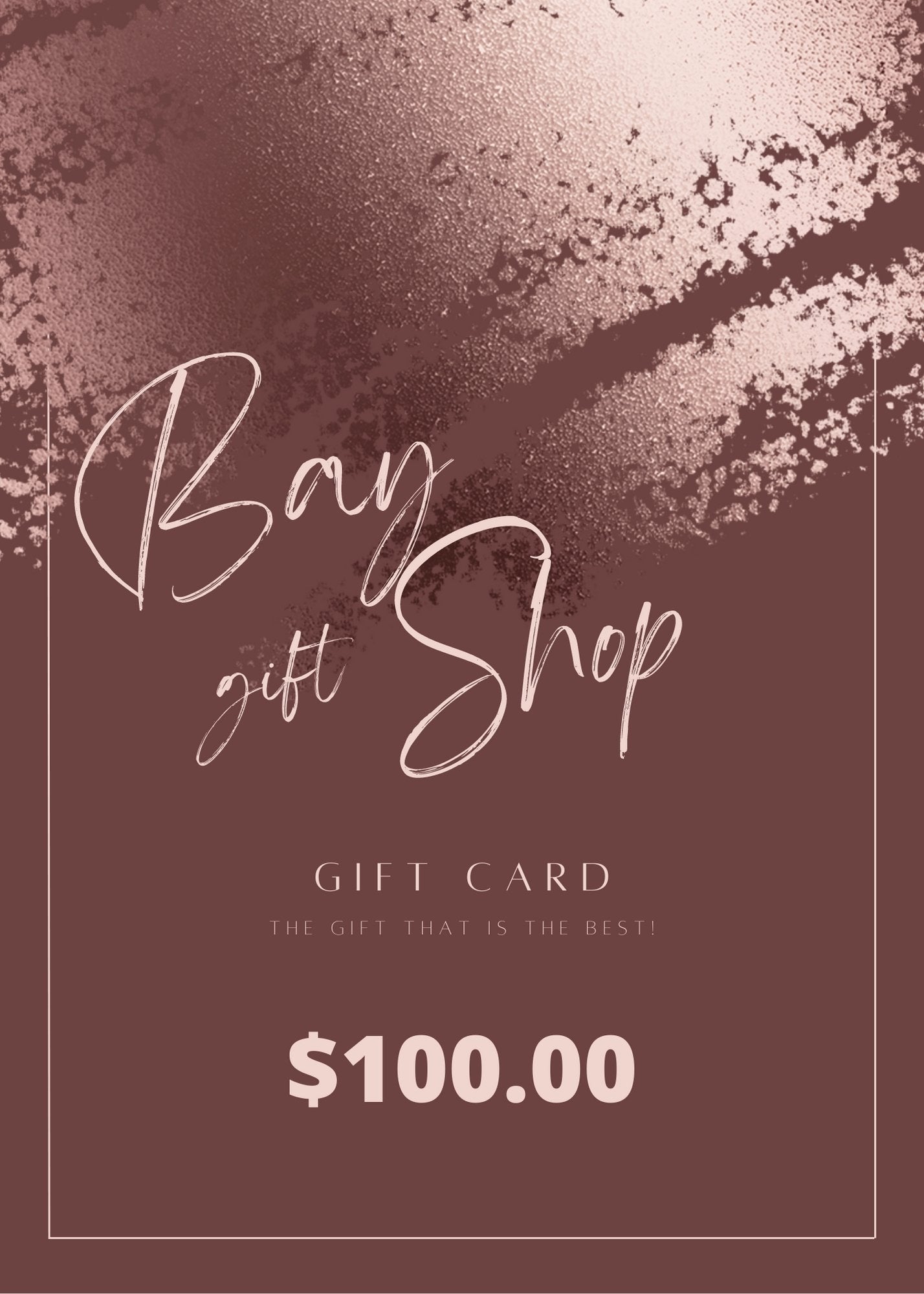 BGShop Bay Gift Shop Gift Card