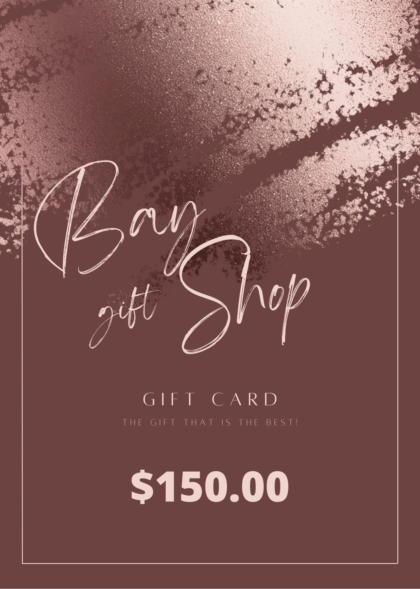 BGShop Bay Gift Shop Gift Card