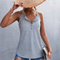 NotSoBasic Quarter-Button Round Neck Cami