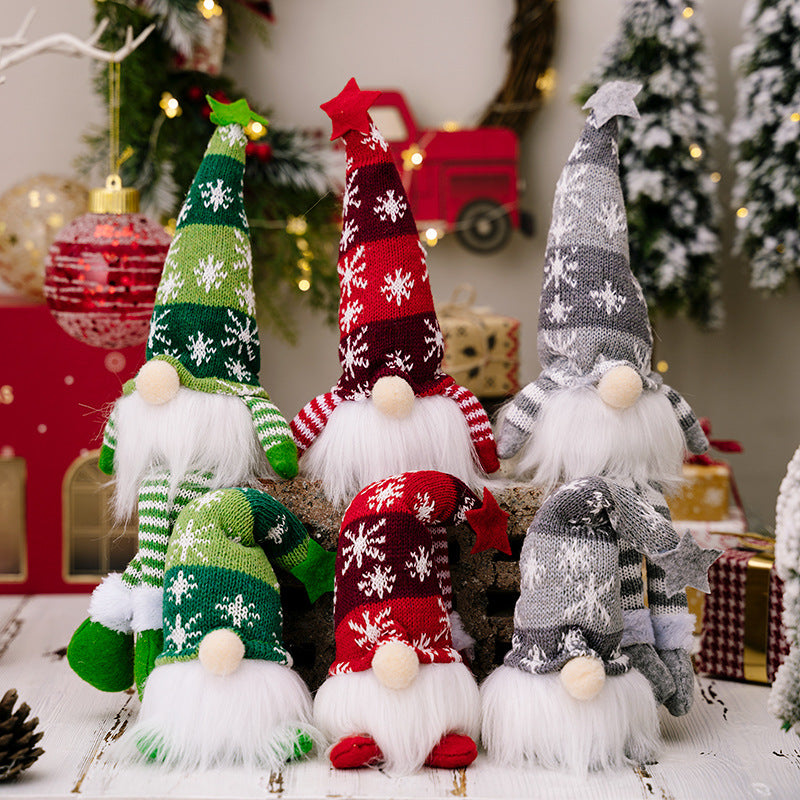 Christmas Assorted 2-Piece Light-Up Faceless Gnomes