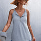 NotSoBasic Quarter-Button Round Neck Cami