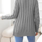 SavannahTree Button Down Cable-Knit Cardigan