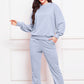Comfy n' Cozy Round Neck Long Sleeve Sweatshirt and Pants Set