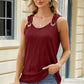 Round Neck Wide Strap Tank