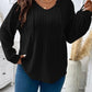 Women's BeautyEve Plus Size Drawstring Dropped Shoulder Hooded T-Shirt