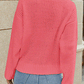 Malibu Dreams Surplice Neck Long Sleeve Sweater 🦋