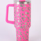 Mugie 40 Oz Leopard Stainless Steel Tumbler in Assorted Colors