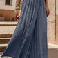 Printed Tied Wide Leg Pants