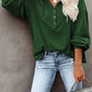 Full Size Buttoned Drop Shoulder Hoodie