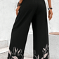 Drawstring High Waist Relax Fit Long Pants