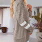 Full Size V-Neck Raglan Sleeve T-Shirt