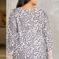 Plus Size Leopard Print Long Sleeve Sweatshirt