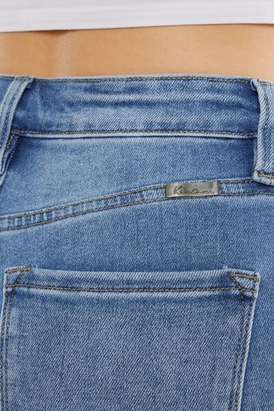 Kancan Full Size Cat's Whiskers High Waist Jeans *