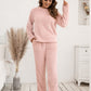 Vixen Teddy Long Sleeve Top and Pants Lounge Set