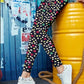 Printed High Waist Skinny Leggings