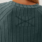 Basic Bae Full Size Ribbed Thumbhole Sleeve T-Shirt