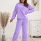 Vixen Teddy Long Sleeve Top and Pants Lounge Set