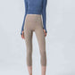 Full Size Wide Waistband Cropped Sports Leggings