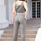 Hannah Waffle-Knit Cropped Tank and Drawstring Pants Set