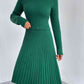 CozyWonders Rib-Knit Sweater and Skirt Set