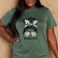 Malibu Dreams Simply Love Full Size MOM LIFE Graphic Cotton Tee
