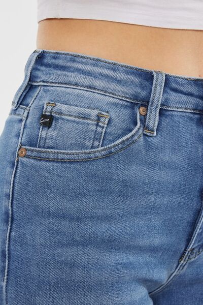 Kancan Full Size Cat's Whiskers High Waist Jeans *