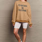 Simply Love Full Size I'D RATHER BE SLEEPING Round Neck Sweatshirt