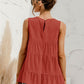 Round Neck Tiered Tank
