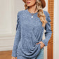 Round Neck Puff Sleeve T-Shirt