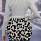 Women's Isla Leopard Peplum Round Neck Blouse