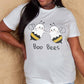 Simply Love Full Size Halloween BOO BEES Graphic Cotton T-Shirt