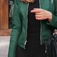 Mock Neck Zip Up Jacket