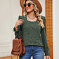 Full Size Square Neck Puff Sleeve Top