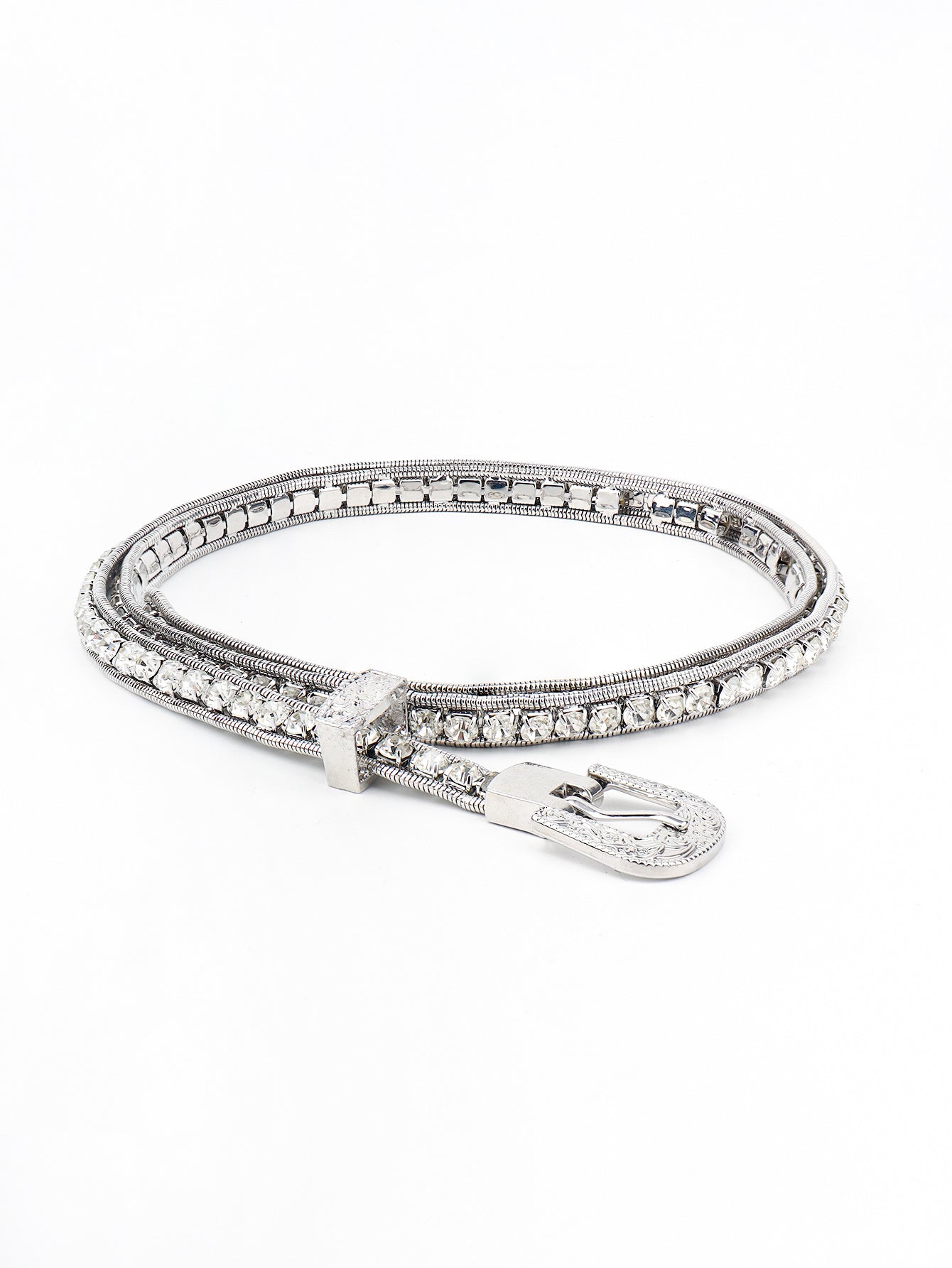 Jessica Anne Beauty Rhinestone Metal Belt