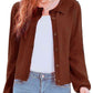 Collared Long Sleeve Button Down Cardigan