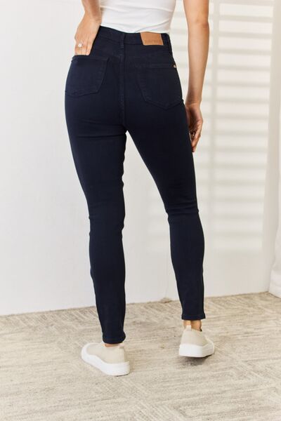 Judy Blue Full Size Garment Dyed Tummy Control Skinny Jeans *