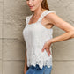 Lace Detail Square Neck Tank Top